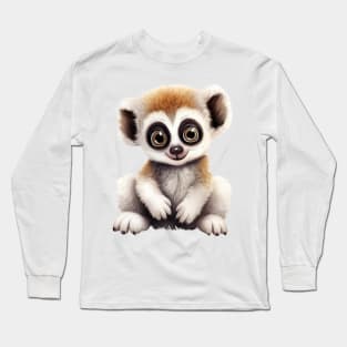 Baby Lemur Long Sleeve T-Shirt